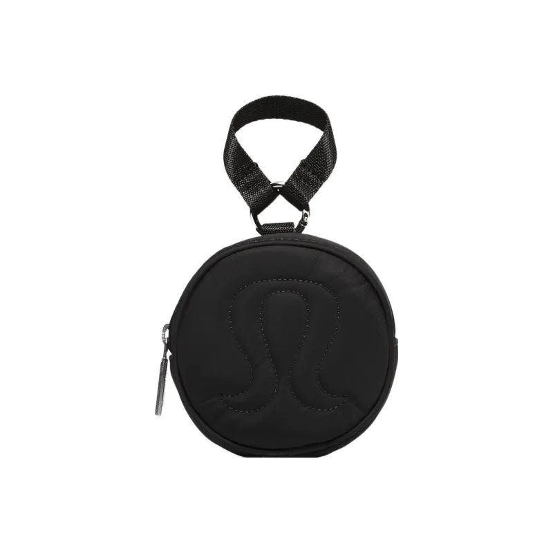 Lululemon Fabric Storage Bag Coin Purse Women's Black-0