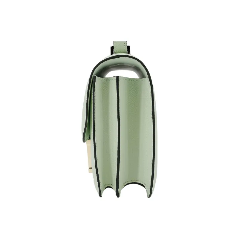 HERMES Constance Epsom Leather Shoulder Bag, Crossbody Bag Mini Women's 0S Vert Fizz Bubble Green-1