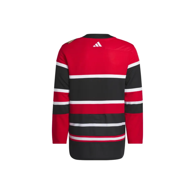 Adidas Blackhawks Authentic Reverse Retro Wordmark Jersey-1