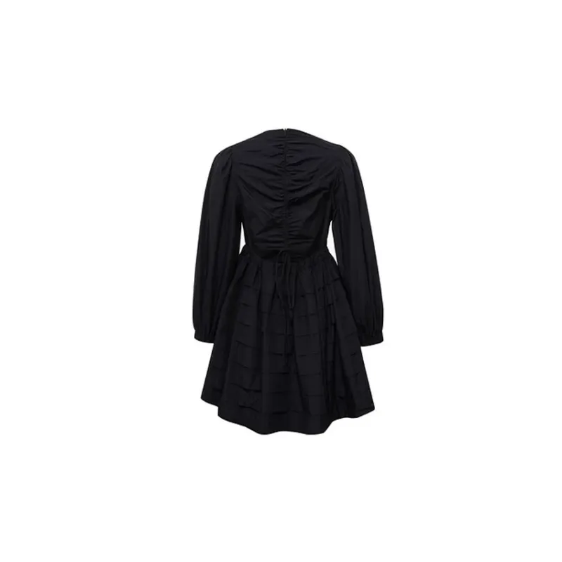 D'zzit Long Sleeved Dresses Women's Black-1
