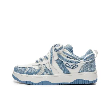 LAZY BONS Low Top Skateboard Shoes Unisex Blue