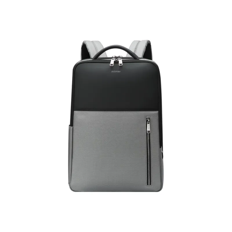 BOPAI Microfiber Synthetic Leather Laptop Bags Backpacks Backpack Regular Men's Black-1