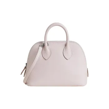 HERMES Bolide Evercolor Calfskin Bowling Bag Handbag Shoulder Bag Crossbody Bag Mini Women's Light Purple