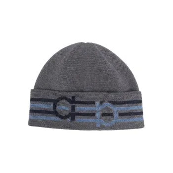 Ferragamo Beanies Men Gray
