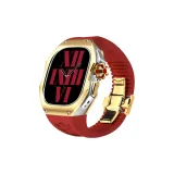 Titanium Alloy (Gold Case)+Red Strap