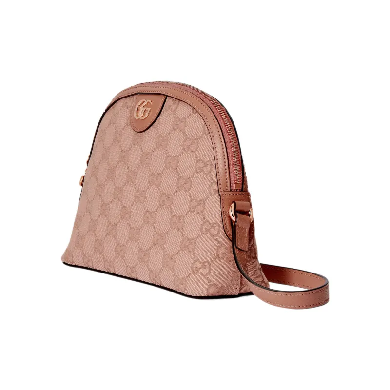 GUCCI Ophidia Canvas Crossbody Bag, Shoulder Bag Women's Pink-1