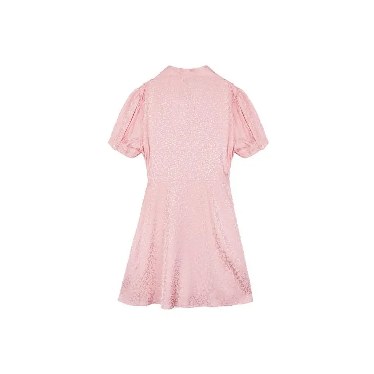 COACH Short Sleeved Dresses Women's Pink-1