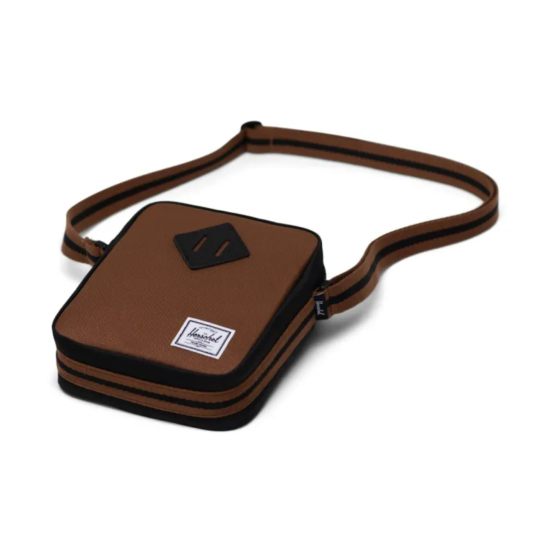 Herschel Polyester Cell Phone Pouch Crossbody Bags Regular Unisex Saddle Brown-3