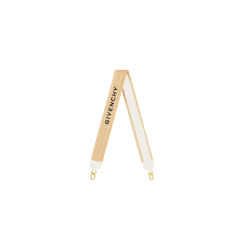 GIVENCHY Raffia Bag Strap Women's Natural-1