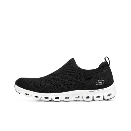 Skechers Glide Step Casual Shoes Women's Low-Top Black/White