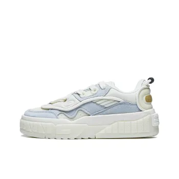 Disney x LiNing 001 UNBLOCK Unblock Anti Slip Wear Resistant Low Top Sports Casual Shoes Women's White Blue