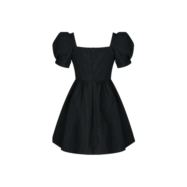 TAMMY TANGS Short Sleeved Dress Women's Black-1