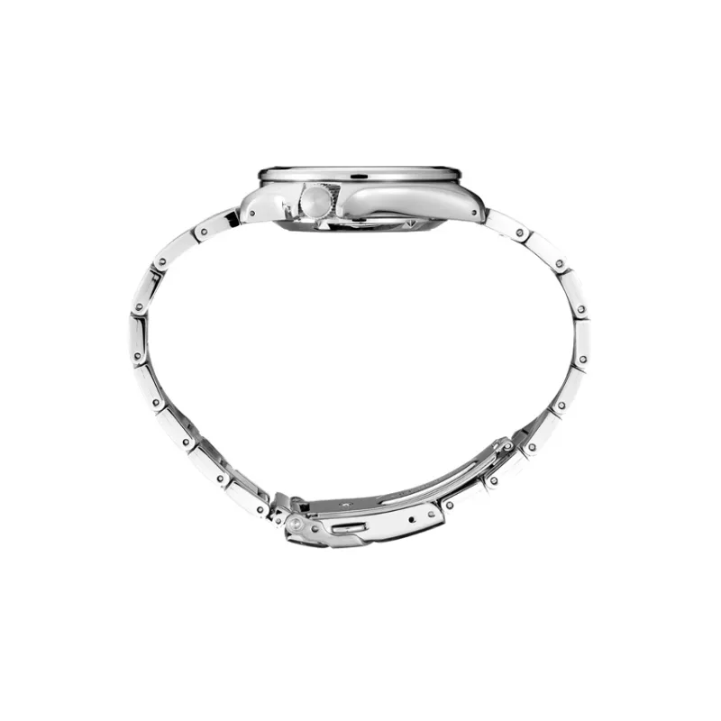 SEIKO Series 5 Automatic Mechanical Movement Stainless Steel Strap Watch 40mm Men's Watches Black Dial SRPE57K1-1
