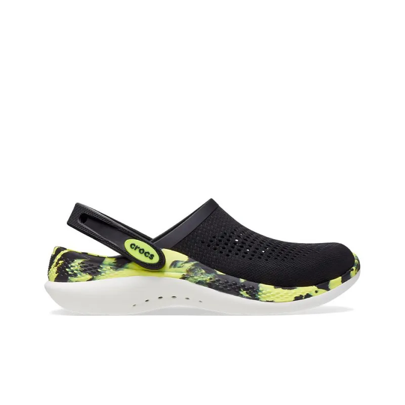 Crocs LiteRide 2.0 Clog 'Black Neon Yellow'-1