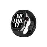 Titanium Alloy (Black Case)+Black Strap
