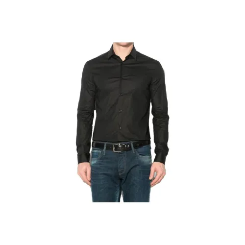 VERSACE Shirts Men Black