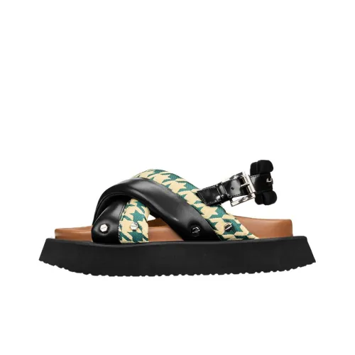 NEEDLE STUDIO Stylish Sandal 6cm Women's Black Green