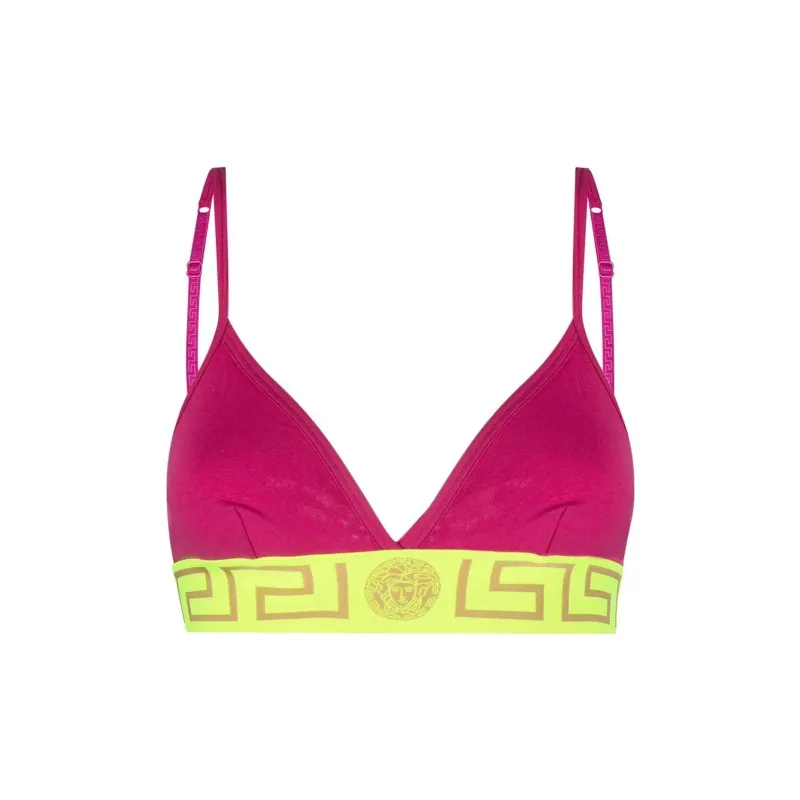 VERSACE Greca print Bra-0