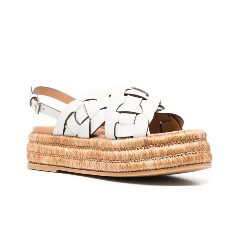 TOD'S One Strap Sandals Women's White-1