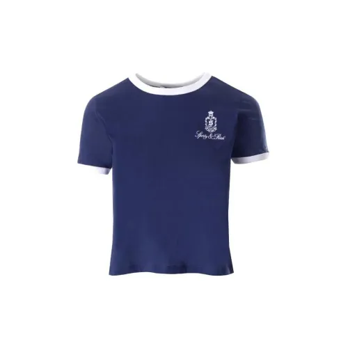 SPORTY & RICH T-Shirts Women's Blue