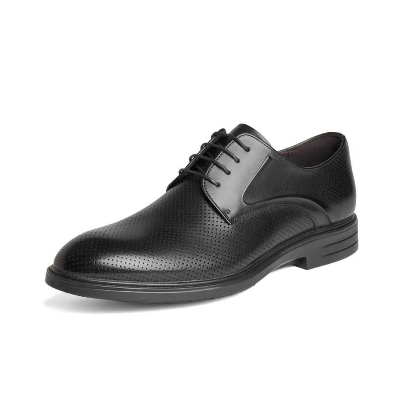 BELLE Dress Shoes Men Low Top Black/Brown-9