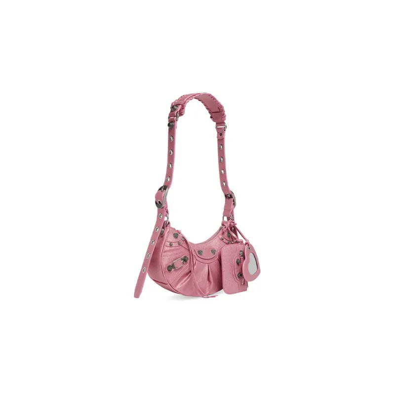 Balenciaga Le Cagole Xs Glitter Shoulder Bag-1