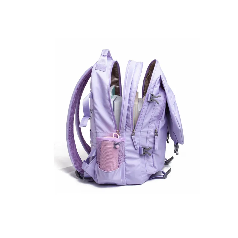 COWBONE Nylon Laptop Backpack Unisex Purple-3