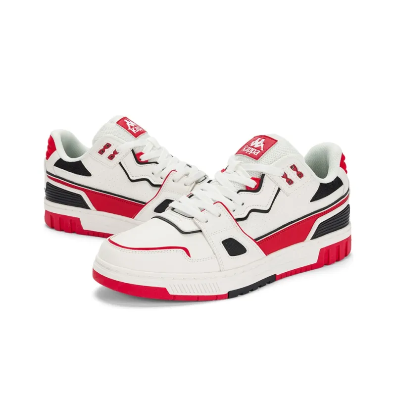 Kappa Low Top Skateboard Shoes Unisex Cherry Red-4