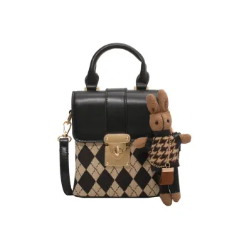 SURELAPTOP PU Shoulder Bag Crossbody Bag Handbag Small Size Women's Black/Coffee/Brown