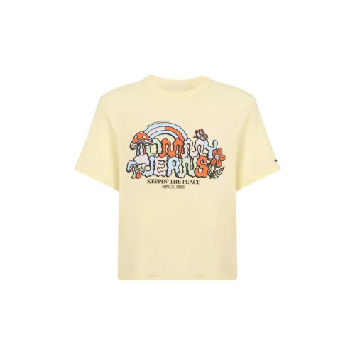 Tommy Hilfiger T-Shirts Women's Apricot Print ZHO