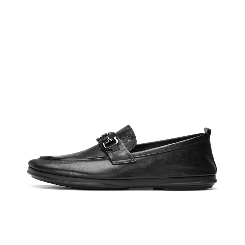 ROBERTA DI CAMERINO Casual Slip on Loafers Men's Black-1