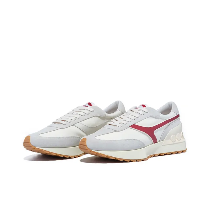 LI NING 1990 Zhengrong Anti Slip Wear Resistant Low Top Sports Casual Shoes Men's White Chili Red-1