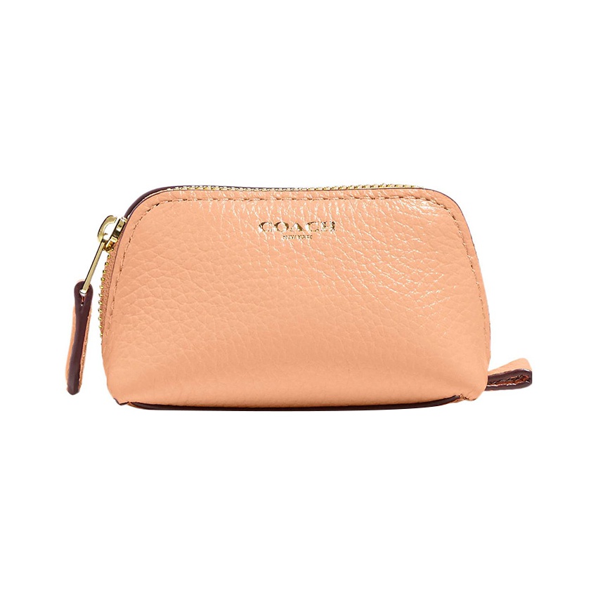 Auth. selling Coach Brown Makeup Cosmetic Bag