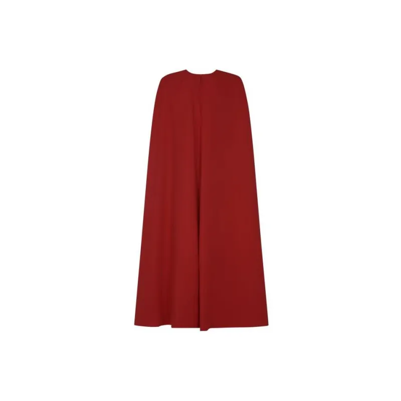 Valentino Long-Sleeved Dresses Women's Red-1