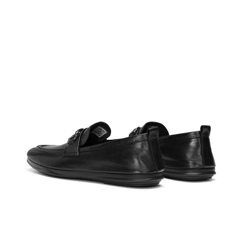 ROBERTA DI CAMERINO Casual Slip on Loafers Men's Black-5