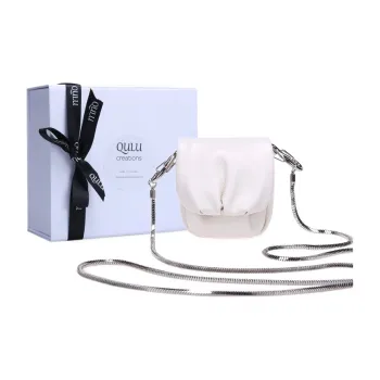QULU Sheepskin Earphone Case Shoulder Bag Crossbody Bag Extra Mini Women's Multicolor