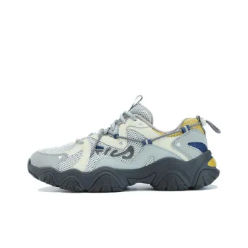 FILA Fluid 4 Sneakers 'Grey White Yellow'