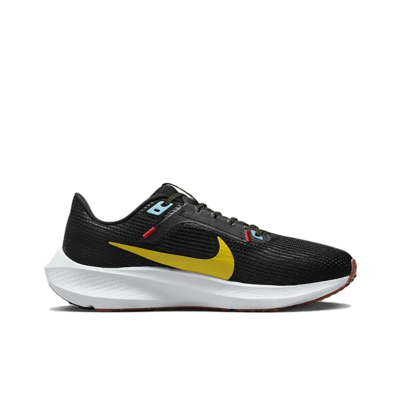 Nike Pegasus 40 Black Speed Yellow Blue Women's-1