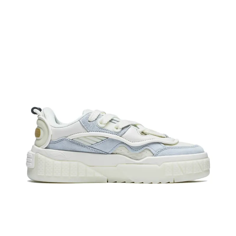 Disney x LiNing 001 UNBLOCK Unblock Anti Slip Wear Resistant Low Top Sports Casual Shoes Women's White Blue-1