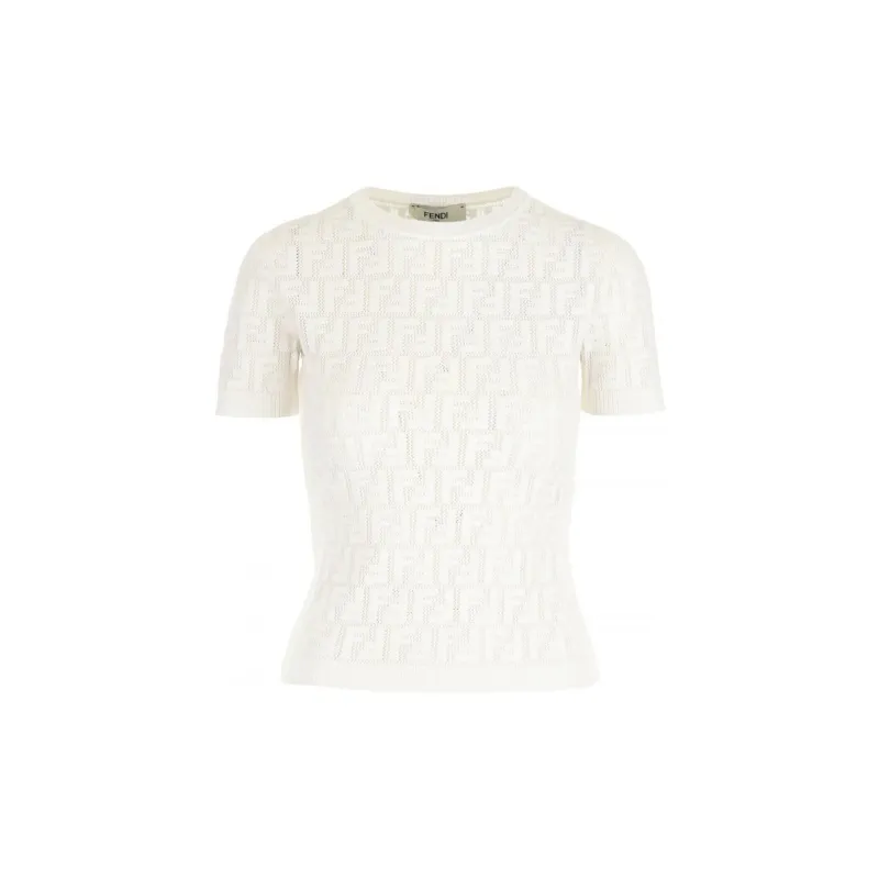 FENDI T-Shirts Women's White-0