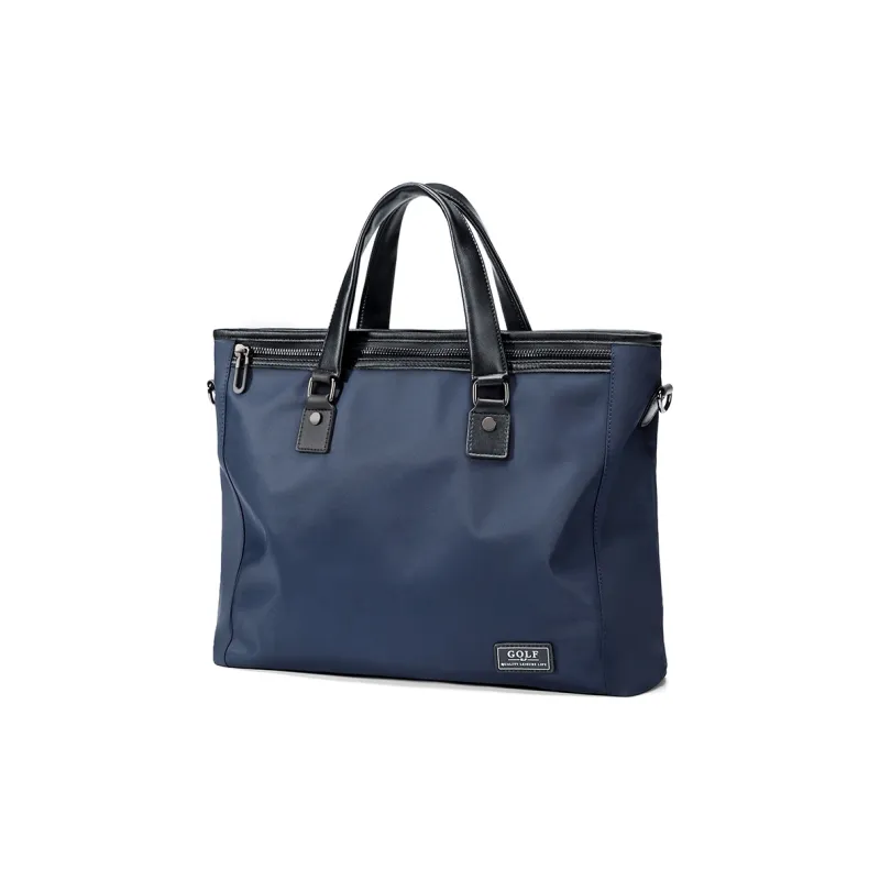 GOLF Artificial Leather Commute Bag, Laptop Bag, Portable Crossbody Briefcase Men's Navy Blue-1