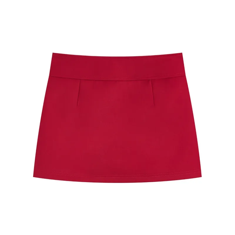 Ouyang Casual Short Skirts Women's-3