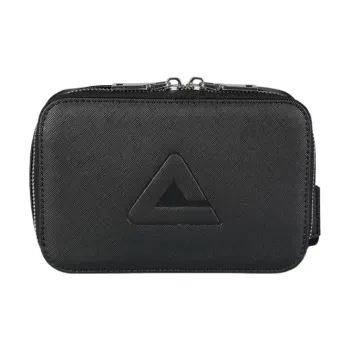 PEAK Fabric Cell Phone Pouch Crossbody Bag Shoulder Bag Regular Unisex Black