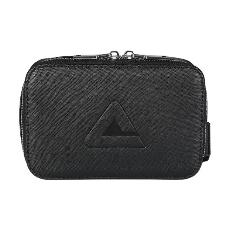 PEAK Fabric Cell Phone Pouch Crossbody Bag Shoulder Bag Regular Unisex Black-0