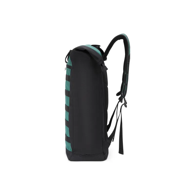 Champion Fabric Backpack Tubas Unisex White Patchwork/Black/Green-1