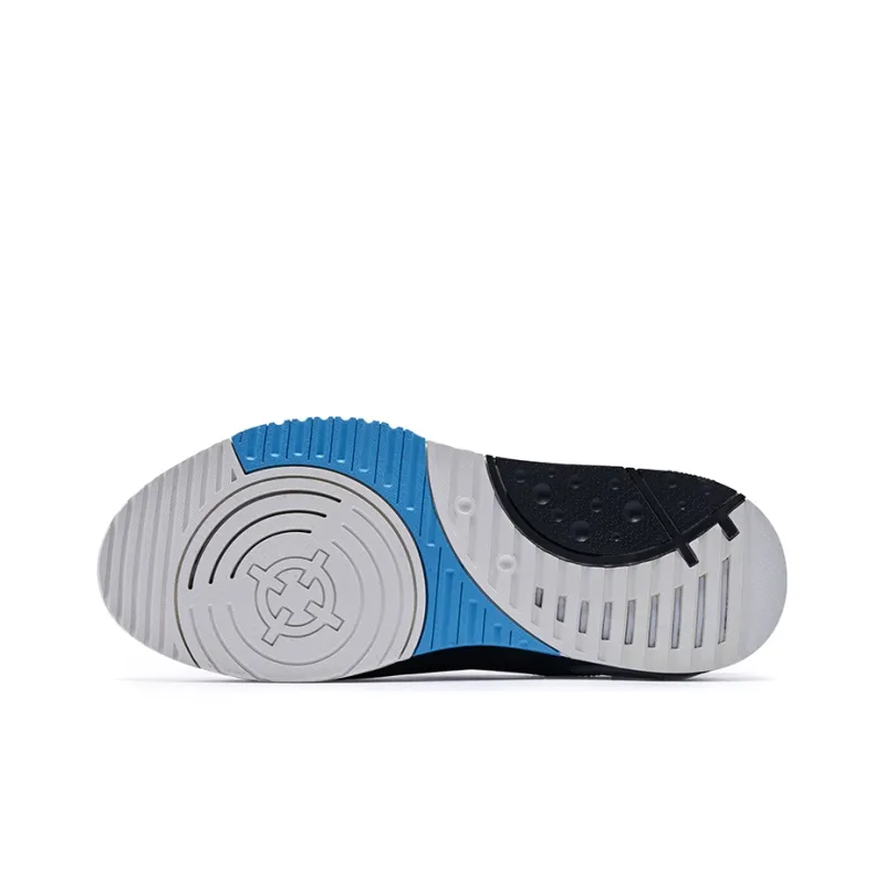 RIGORER Low-Top Skateboard Shoes Men's Black Blue-5