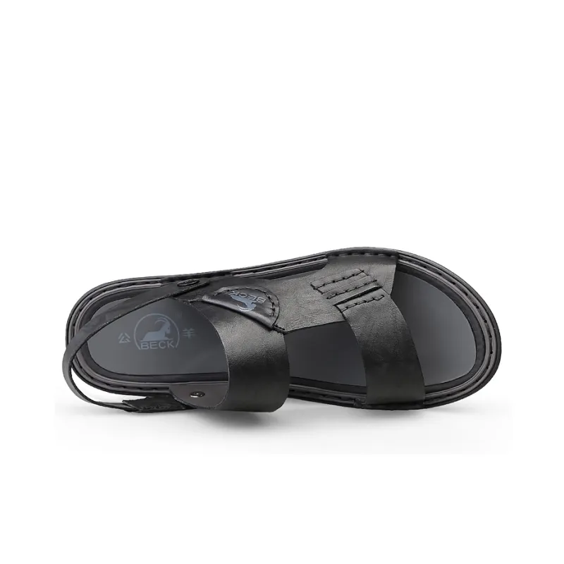 BECK Beach Sandals Men Black/Gray-2