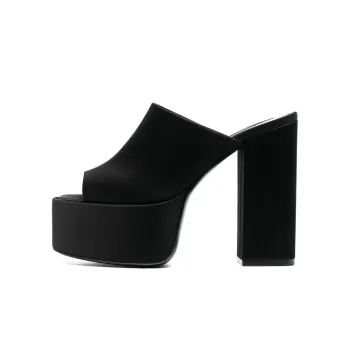 Paris Texas Sasha Block Heel Mules Women's