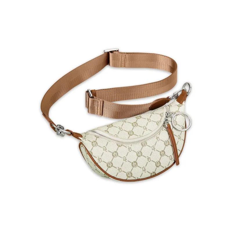 GOLF Synthetic Leather Saddle Bag, One Shoulder Crossbody Bag, Sling Bag Trumpets Women's Multicolor-3