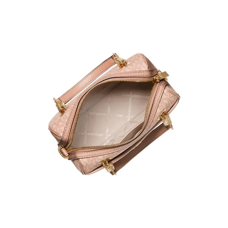 MICHAEL KORS Blaire Canvas Boston Bag, Handbag, Shoulder Bag, Crossbody Bag Extra Mini Women's Pink-1